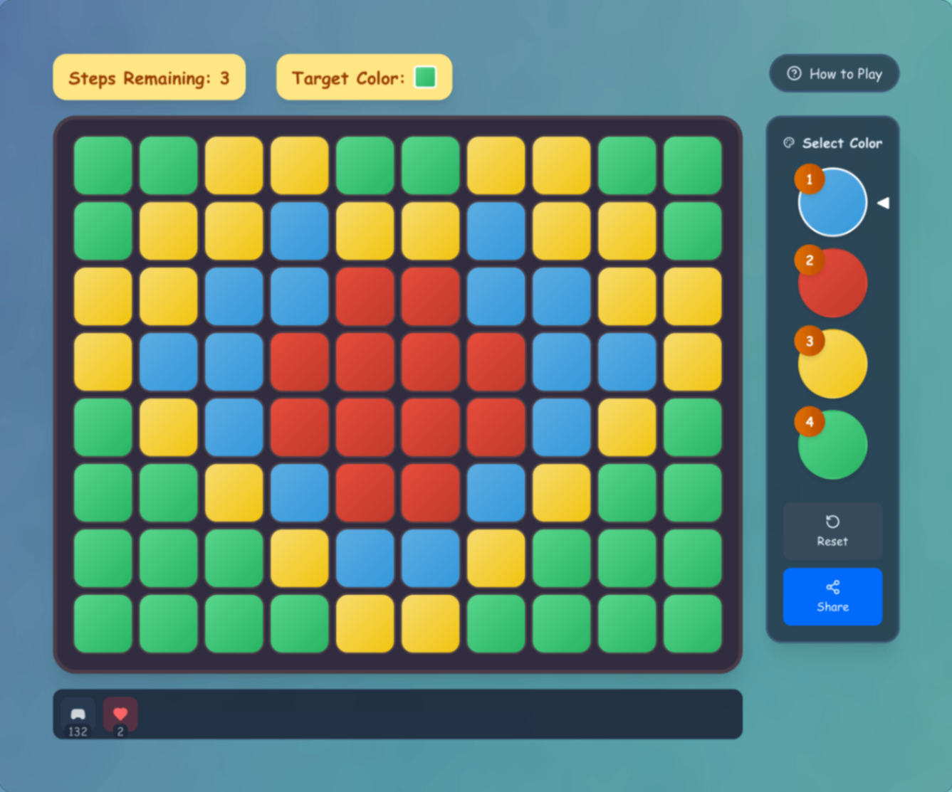 Color Fill - A Flood Fill Puzzle Game thumbnail